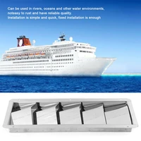 304 stainless steel boat yacht caravan retrofit 5 slots louvered vents marine parts vent grill cover