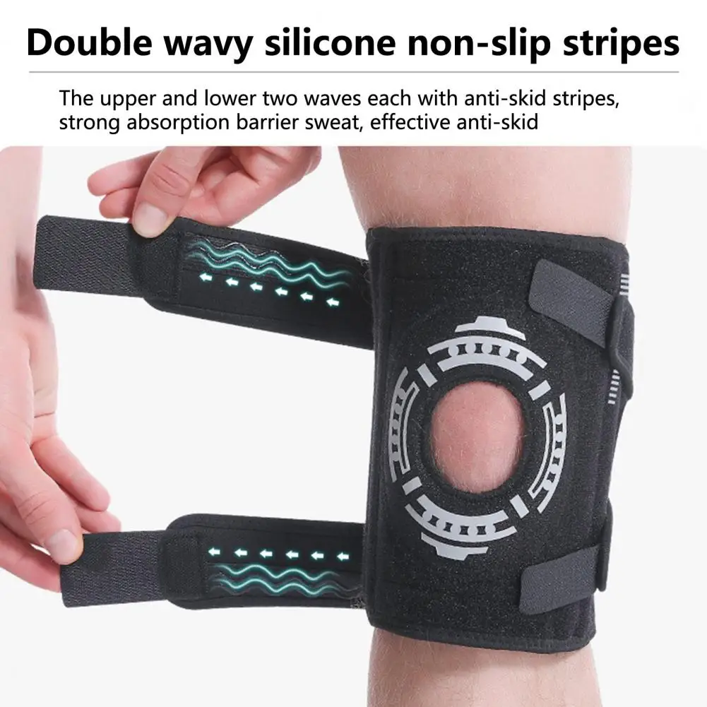 

Наколенник дышащий спортивный бандаж для коленного сустава противоударный полезный боковой протектор коленного сустава