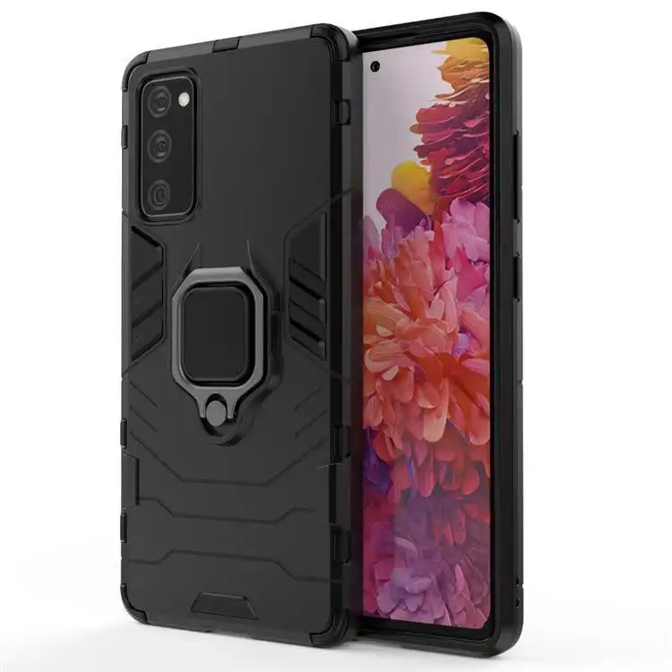 

For Galaxy A52 A72 A32 4G For Samsung A32 A52 A72 5G New Ring Bracket Bumper Silicone Protective Shell Shockproof Armor Box