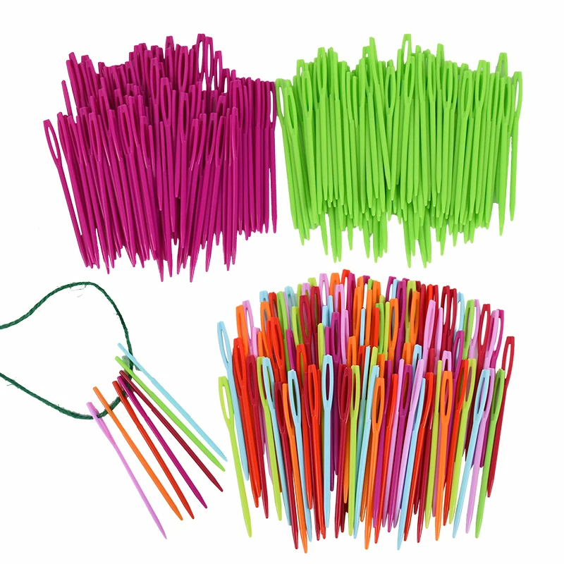 

100pcs Multicolor Plastic Knitting Crochet Locking Stitch Markers Sweater Stitching Needle DIY Sewing Accessories Weaving Tools