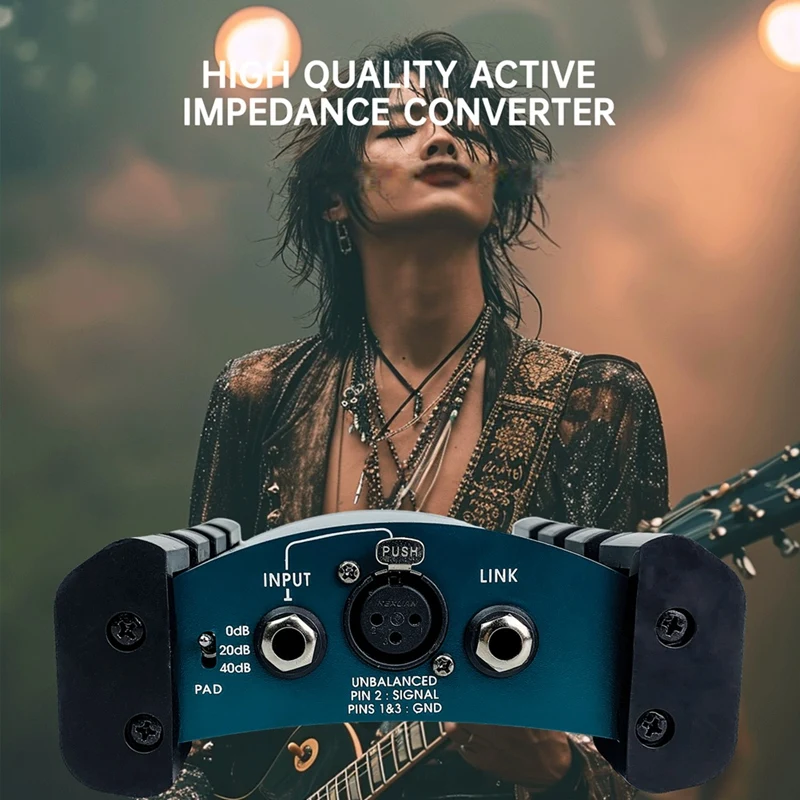 Преобразователь импеданса Active DI Box DIBOX Stage Effector Phantom Power BOX