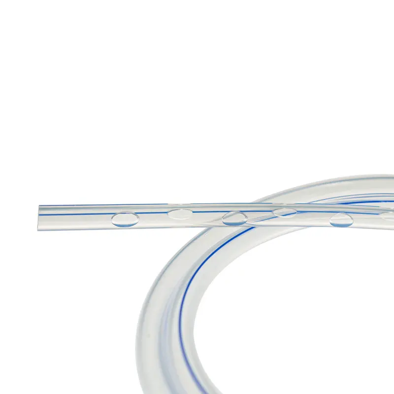 KranVer 10 шт. медицинская силиконовая круглая перфорированная сливная трубка без