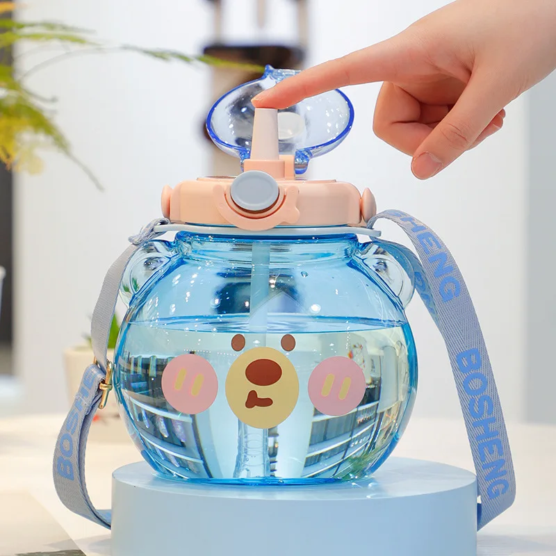 Л кружка с соломинкой Милая бутылка для воды девочек милый Бесплатная доставка