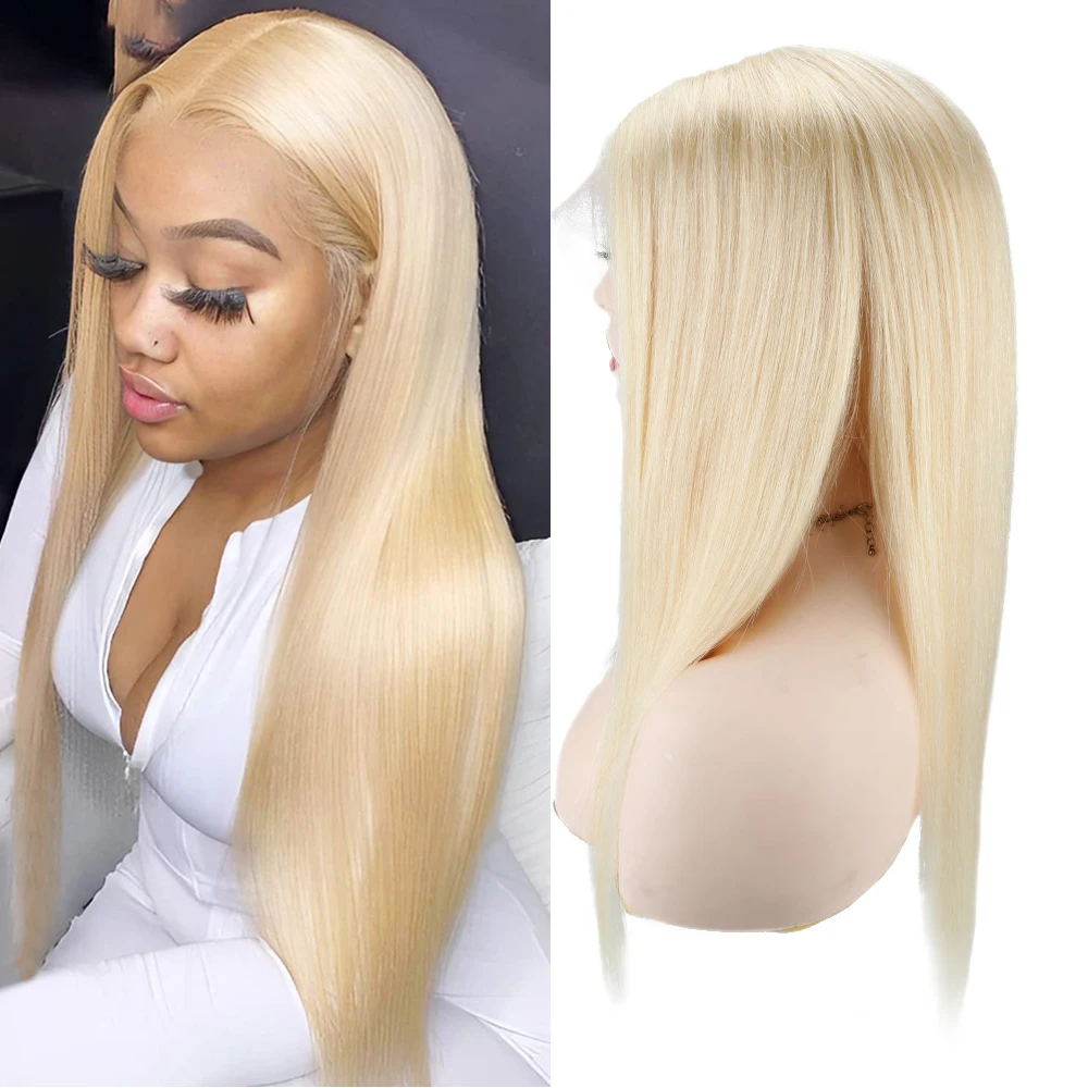 Esty 613 Honey Blonde Bone Straight Human Hair Wigs Vietnam Straight Pre Plucked with Baby Hair HD Lace Frontal Wigs for Women