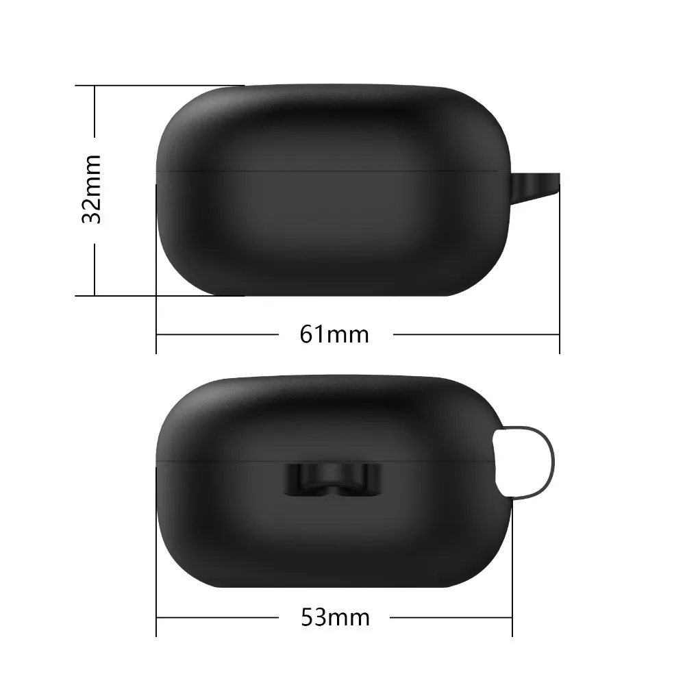 Силиконовый чехол с защитой от царапин для Samsung Galaxy buds live/2/pro/2 pro/FE