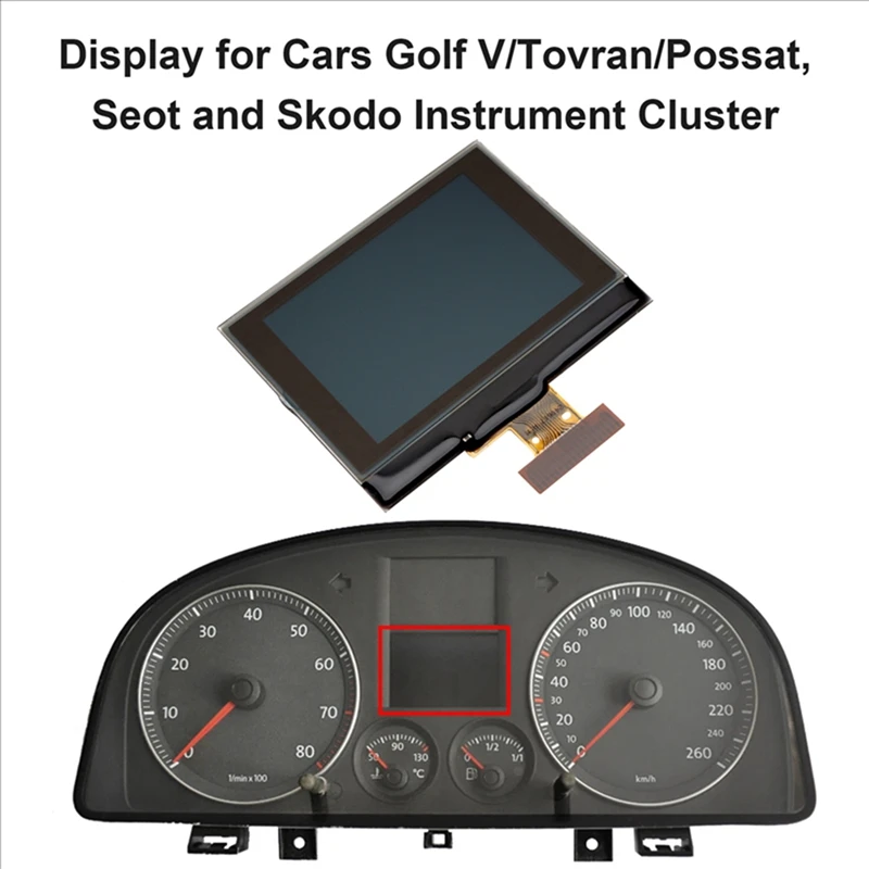 1ТД 920862 ЖК-дисплей для VW Golf V/Touran Passat Seat Skoda дисплей приборной панели