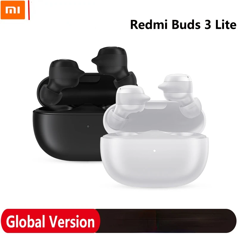 

Newest Xiaomi Redmi Buds 3 Lite TWS Wireless Earphone Bluetooth 5.2 Wireless HeadsetT IP54 18 Hrs Battery Life Youth Edition