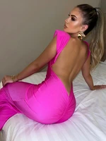 mozision sexy backless maxi dress for women gown summer round neck sleeveless night club party long dress clubwear vestido