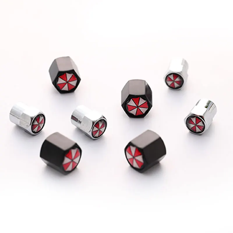 

4 шт., Металлические колпачки для клапанов автомобильных колес, черные/серебряные колпачки для клапанов автомобильных колес, аксессуары для автомобиля