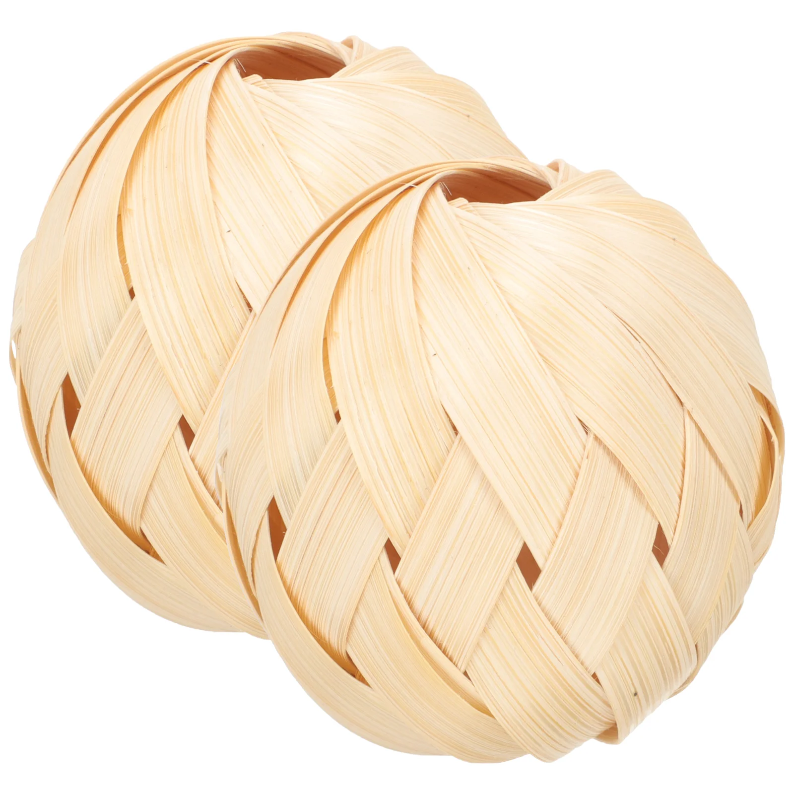 

Bamboo Rattan Decorative Spheres Filler Easter Wicker Vase Orbs Bowl Centerpiece Mini Basket Woven Fillers