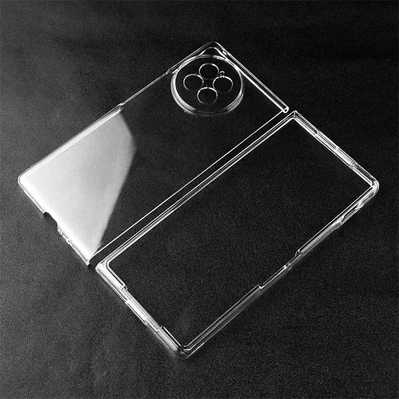 

Shockproof Case for VIVO X Fold 2 Fold2 Case Ultra-thin HD Transparent Front Back Protective Cover VIVO X Fold 2 PC Clear Case