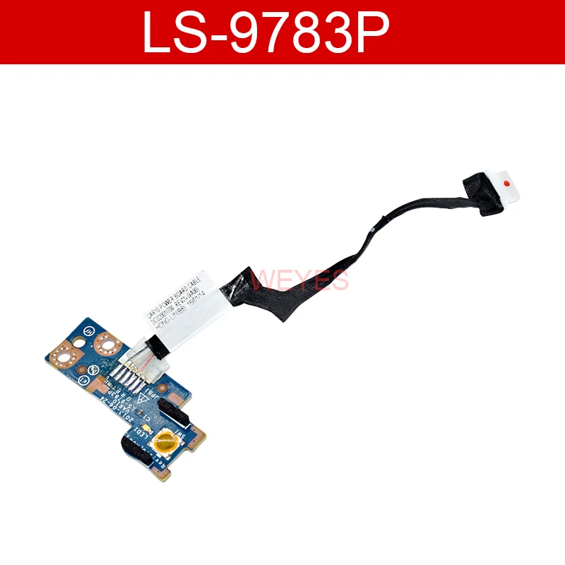 

Original For Dell Prisicion M6800 M6600 Power Switch Button Board LS-9783P