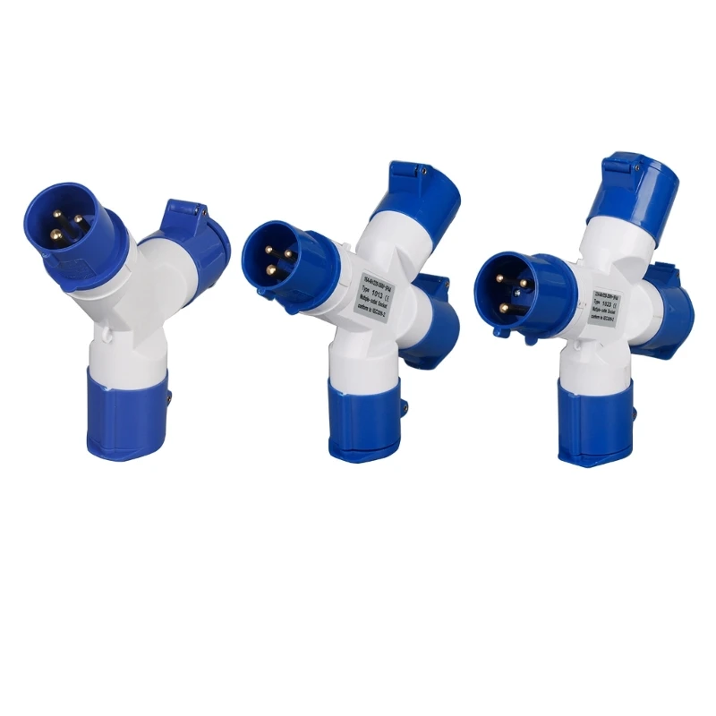 16A 2/3-ходовой разветвитель, устойчивый к коррозии, адаптер для подключения к электросети для караванов, автодомов K0AF