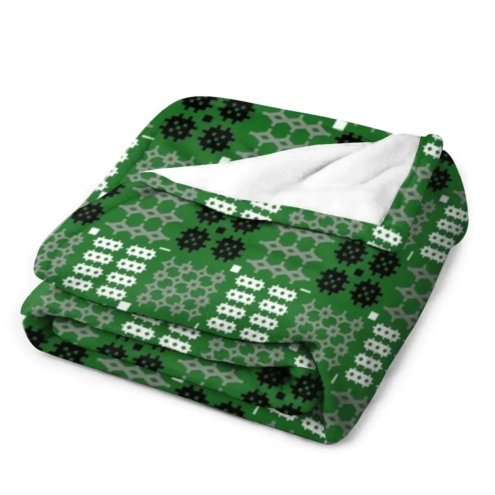 Вельш-гобелен с узором Carthen quattro Cym markii (зеленое) Одеяло Роскошные летние одеяла в