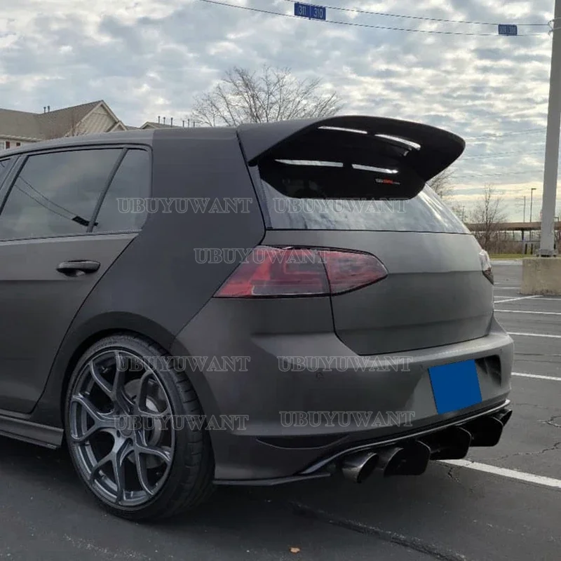 Стайлинг автомобиля для Volkswagen VW GOLF 7 MK7 MK7.5 (не GTI R) спойлер 2014-Up FRP/углеродное