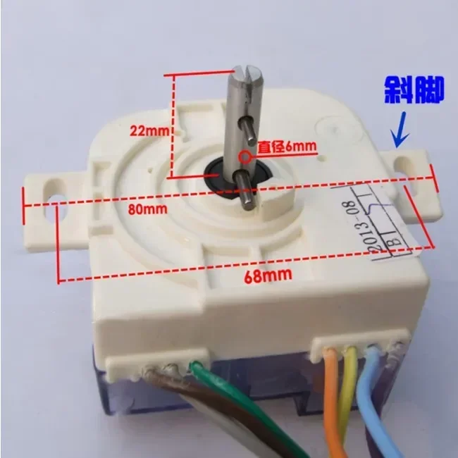 Подходит для стиральной машины 7-линейный 15 минут 45 градусов таймер с наклонным