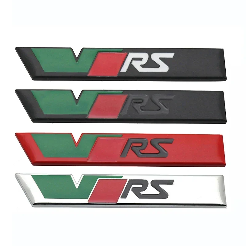Металлический логотип VRS значок передней решетки автомобиля эмблема багажника