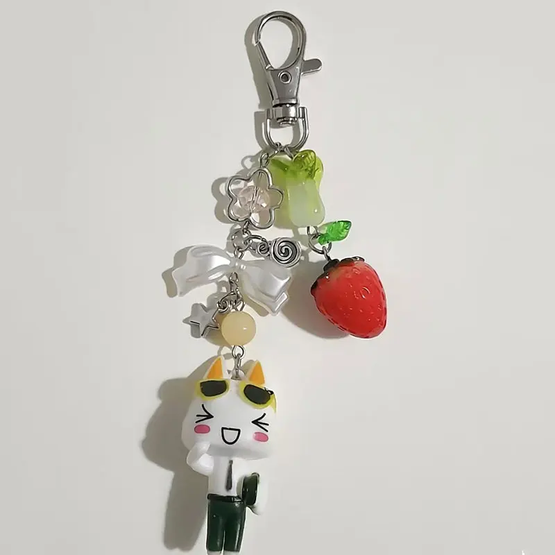 Handmade toro  kuro y2k matching beaded keychain (art.: 3920ca6231d73) - 3920ca6231d73