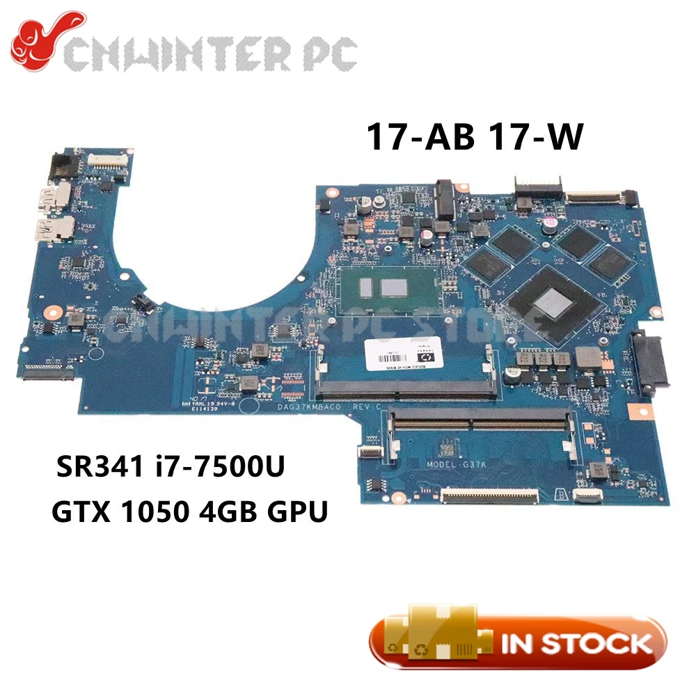 

NOKOTION L02696-601 DAG37KMBAC0 для HP Pavilion Omen 17-AB 17-W материнская плата для ноутбука с SR341 L02696-001 GTX 1050 4 Гб