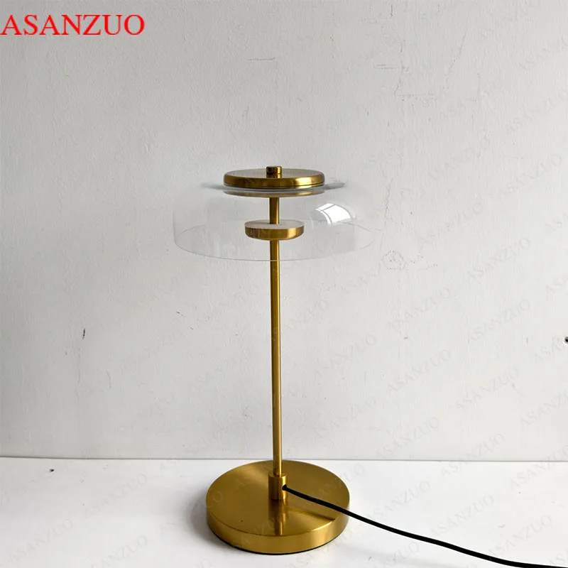 

ASANZUO стеклянная LED настольная лампа