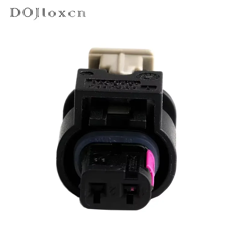 

1/5/10/20/50/компл. 2-контактный разъем для датчика ударов VW Audi, черный гнездовой разъем, водонепроницаемая вилка 4F 0973702 0- 2112986 -1 1- 1718643 -1