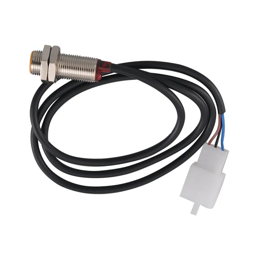 Универсальный мотоциклетный спидометр цифровой одометр ЖК-тахометр 12000 км/м/метр