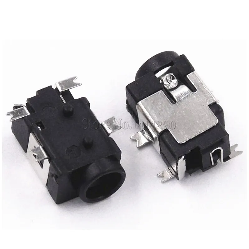 

100PCS DC031A DC Power Supply Jack Socket Female Panel Mount Connector 3.5mm 1.35mm DC-031A 3.5*1.35