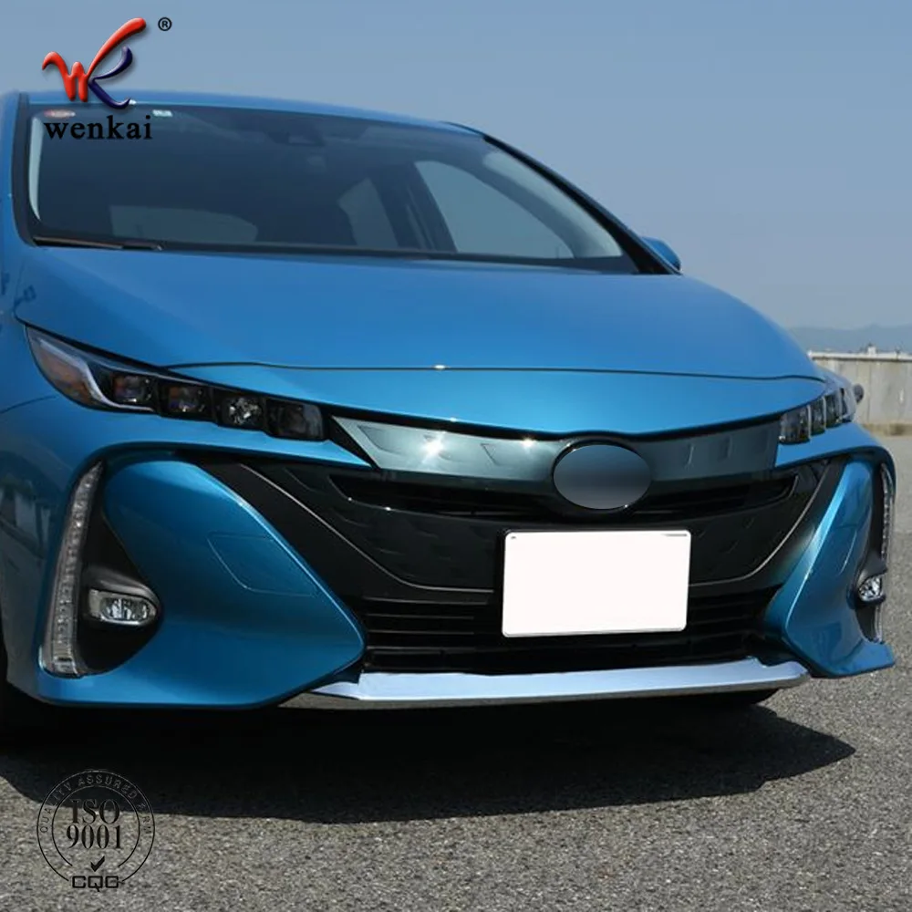 

Хромированная накладка на решетку радиатора для Toyota Prius Prime PHV 2017 2018 ABS, аксессуары для украшения переднего бампера