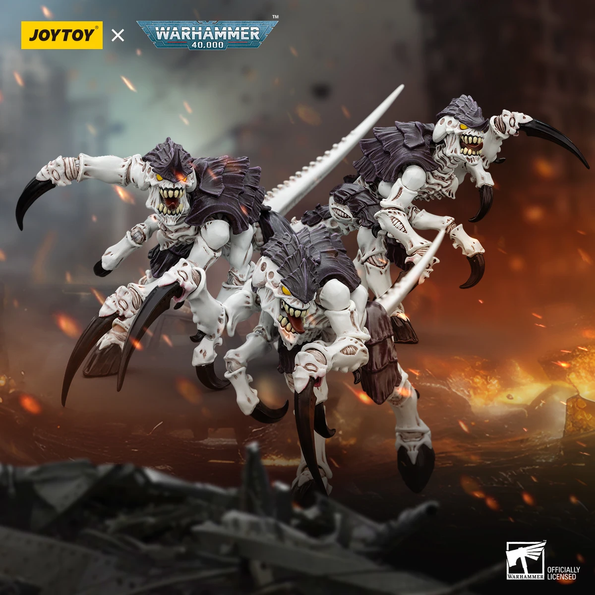Фото [В НАЛИЧИИ] JOYTOY Warhammer 40K Фигурка Tyranids Улей Флот Левиафан Аниме фигурки Игрушки №4