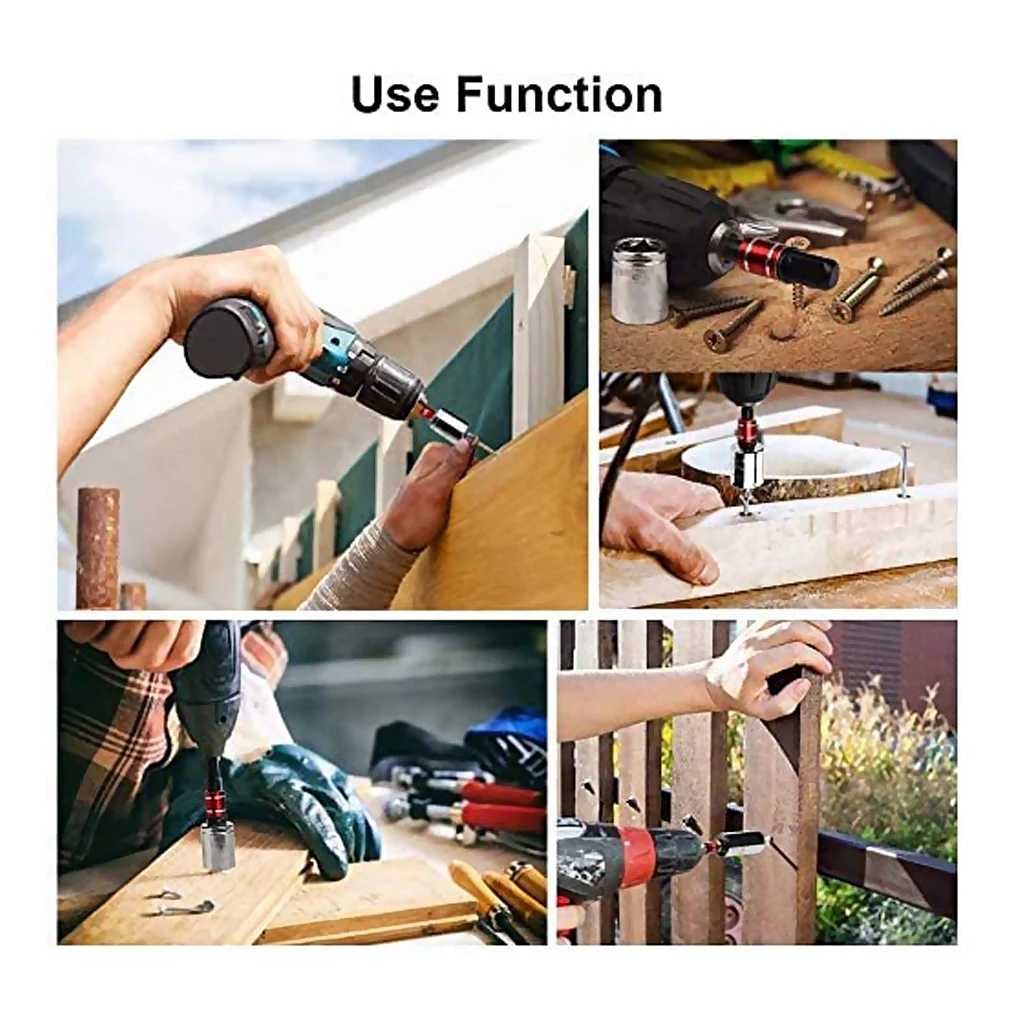 

Набор из 5 переходников для дрели с шестигранным хвостовиком, 6,35 мм