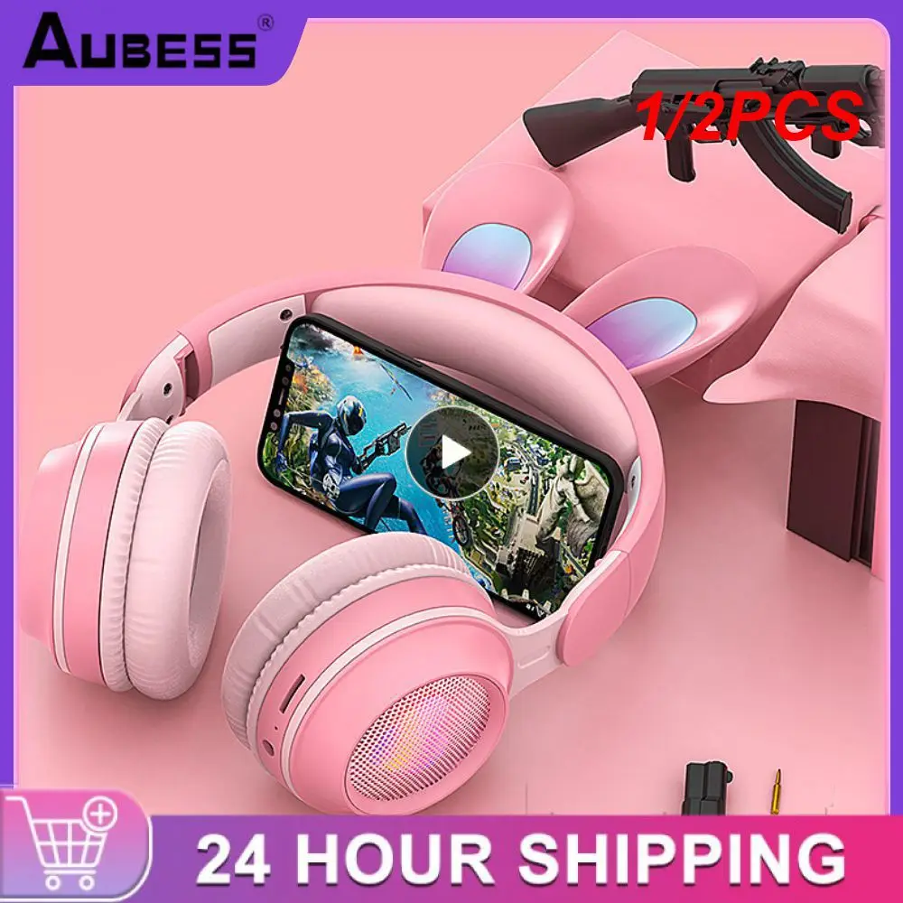 

1/2 шт., беспроводные наушники с микрофоном