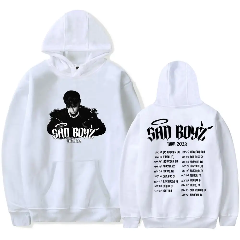 

Junior H Hoodies Sad Boyz Tour Merch 2023 esencial pop graphics print Unisex Trend Hooded Pullover Casual Autumn/Winter Outwear