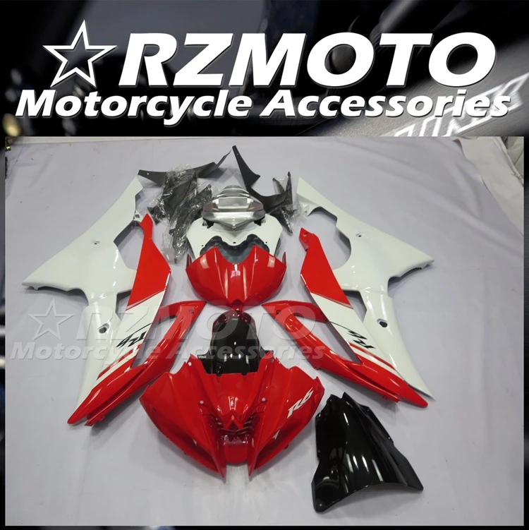 

New ABS Fairings Kit Fit For YAMAHA YZF- R6 08 - 16 2008 2009 2010 2011 2012 2013 2014 2015 2016 Bodywork Set White Red