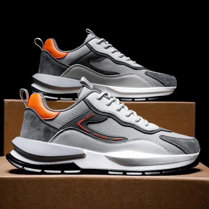 

Spring And Summer Men's Trendy Personalized Sports Shoes Breathable Casual Running Shoes Increase Forrest Gump Travel Shoes