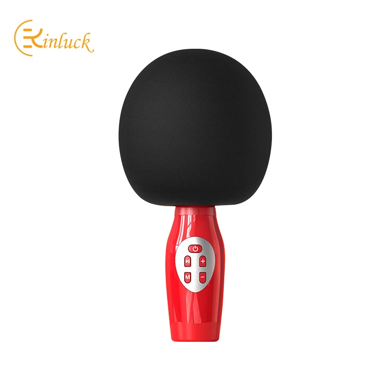 

Микрофон в форме гриба со звуковой встроенной звуковой панелью для пения, детское домашнее хозяйство, маленькое гигантское яйцо, прекрасна...