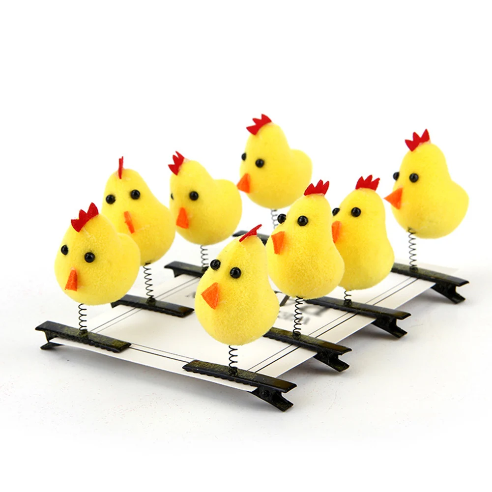 

New Plush Chicken Hairpins Girls Cute Hair Clips Hair Accessories Women Funny Animal Barrettes Kids Fashion Ornaments Gift