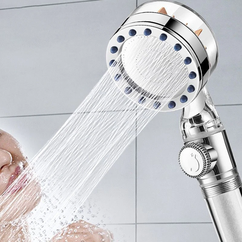 

2022 Shower Head Mist Pressurized Nozzle Turbo Shower Head One-Key Stop Water Saving High Pressure Shower Head Bathroom Accessor