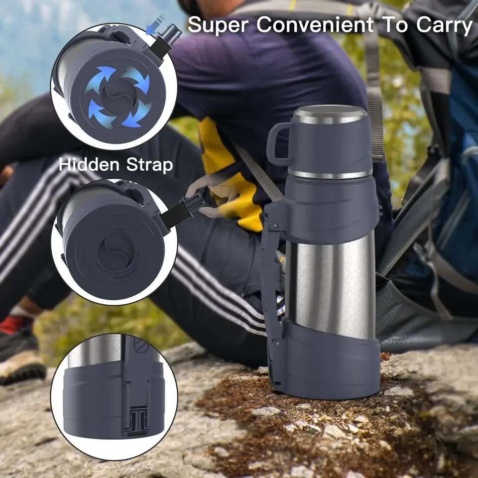 Титановый изолированный чайник объемом 1 5 л/1 8 л с крышкой для путешествий на