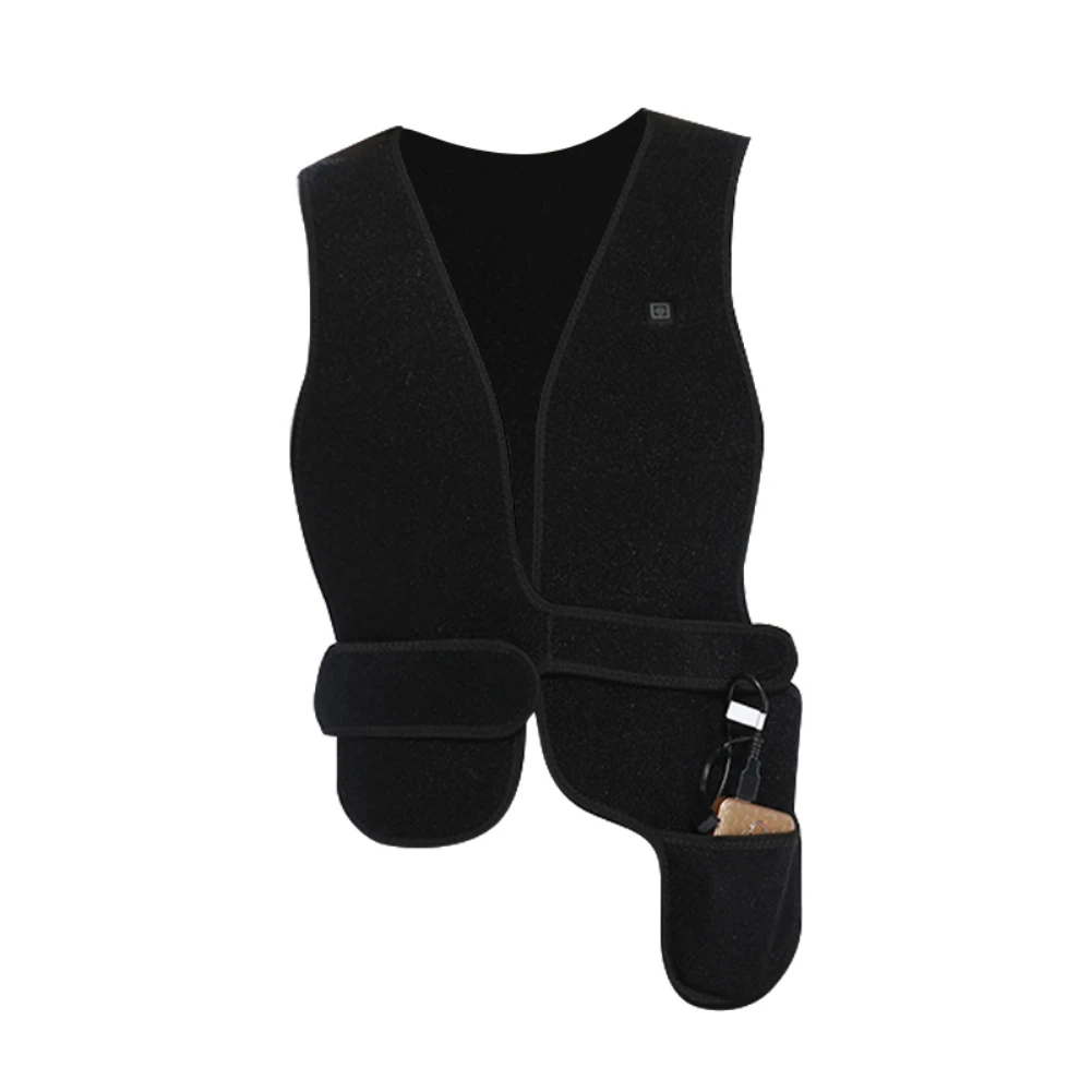 

Comfortable for Outdoor Camping Hiking Fishing Smart USB Electric Heated Vest USB Heated Jacket Winter Jacket Women Men V Neck
