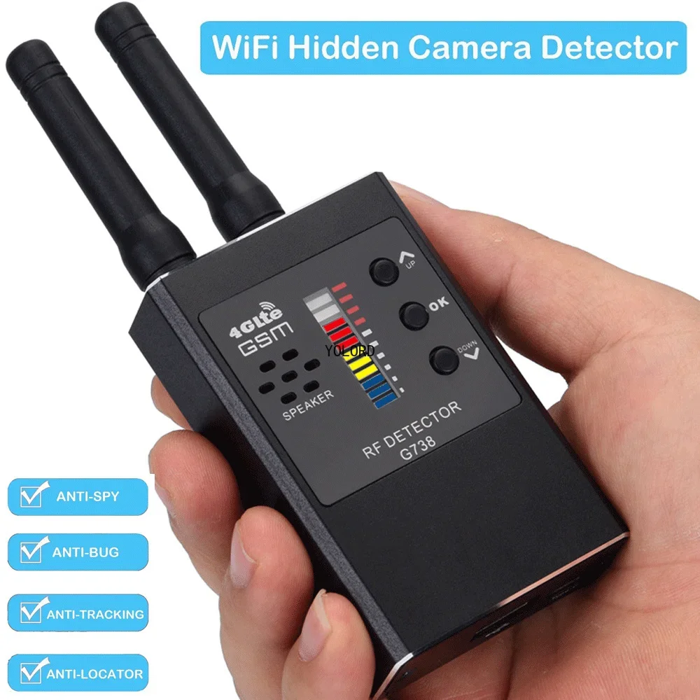 Антишпионский беспроводной радиочастотный сигнал автоматический детектор