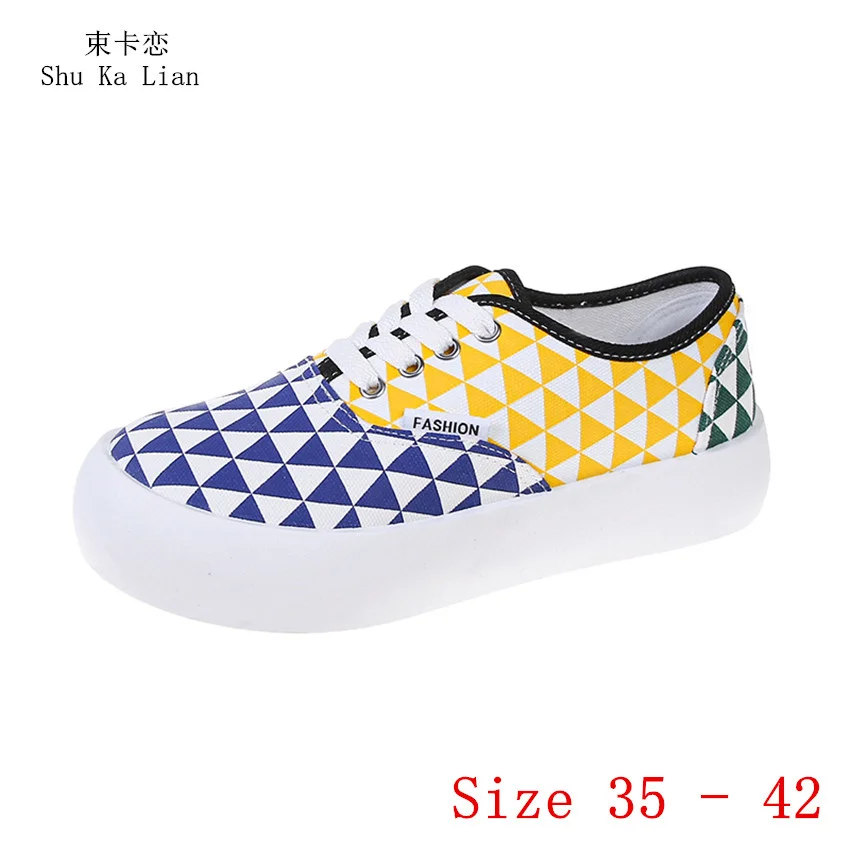 

Туфли женские холщовые, плоская подошва, лоферы, на шнуровке, Повседневная прогулочная обувь, удобная обувь на платформе