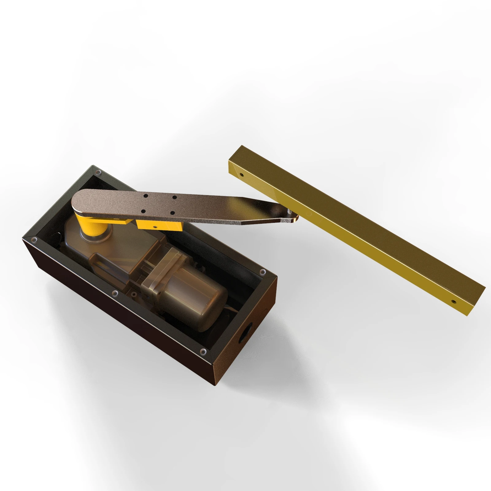 

Powerful Waterproof Solar Automatic Door Operators Villa Swing Under Ground Gate Opener