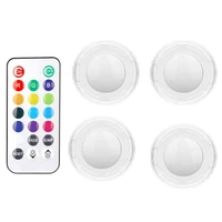 4pcs led night light remote control night lamp energy saving for children kids bedroom kitchen home accessories
