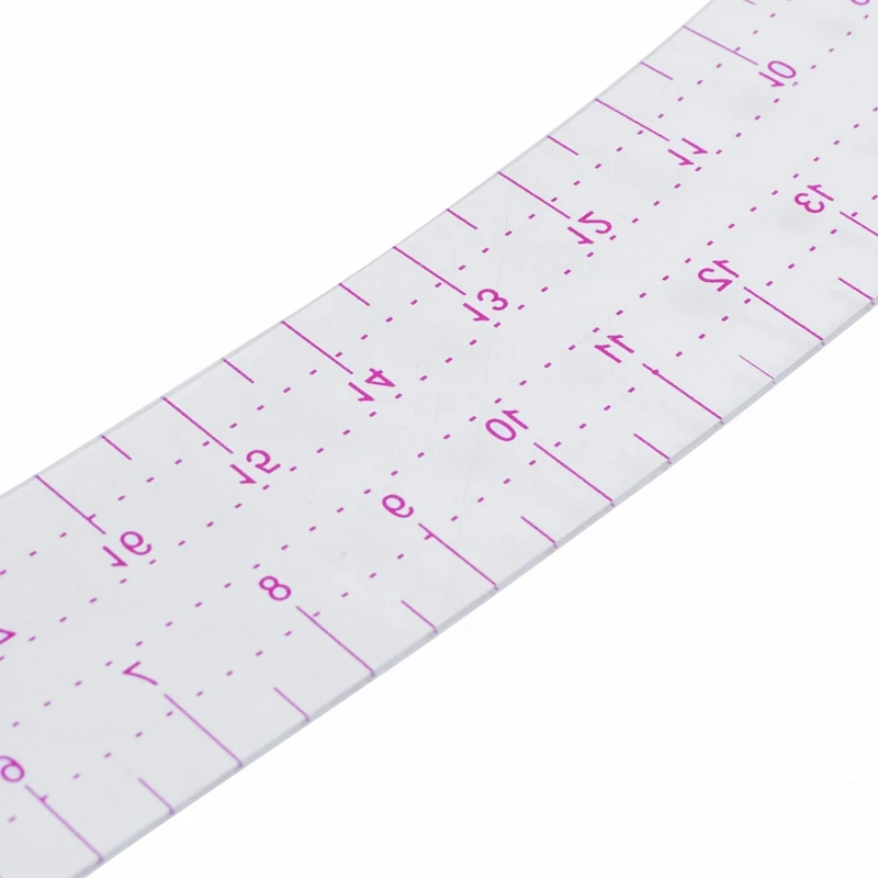 Линейка для стайлинга с французским изгибом прямая вырезами и длиной 11 8 дюйма