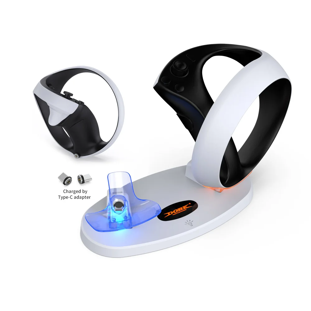 

Зарядная док-станция для контроллера PS VR2 с подставкой для зарядного устройства с защитой от падения для PS5 VR2 VR очки аксессуары