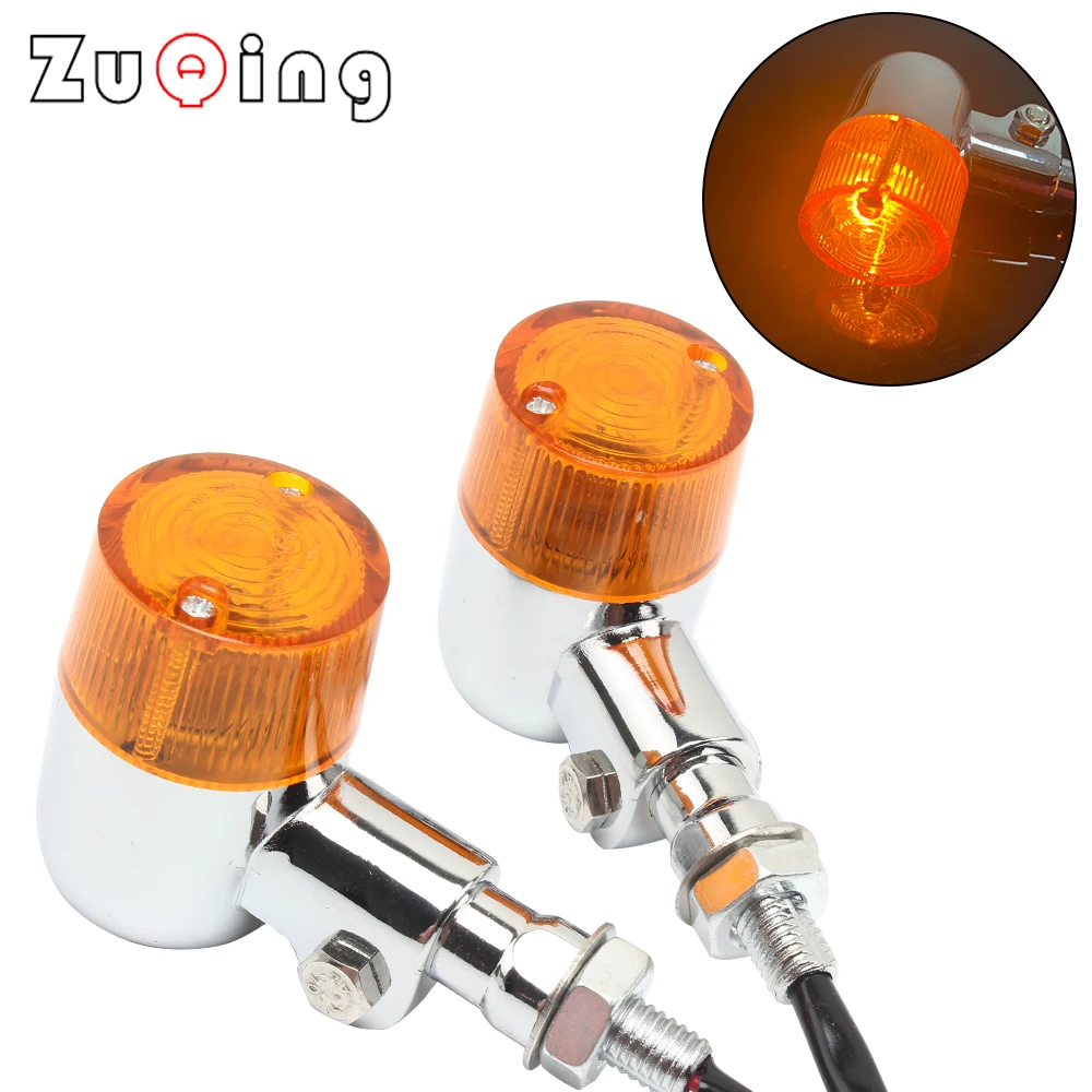 

Turn Signal Universal Motorcycle Light Flashing Zinc Alloy for Road Glide Cafe Racer Harley Enduro Yamaha Honda Suzuki Bobber