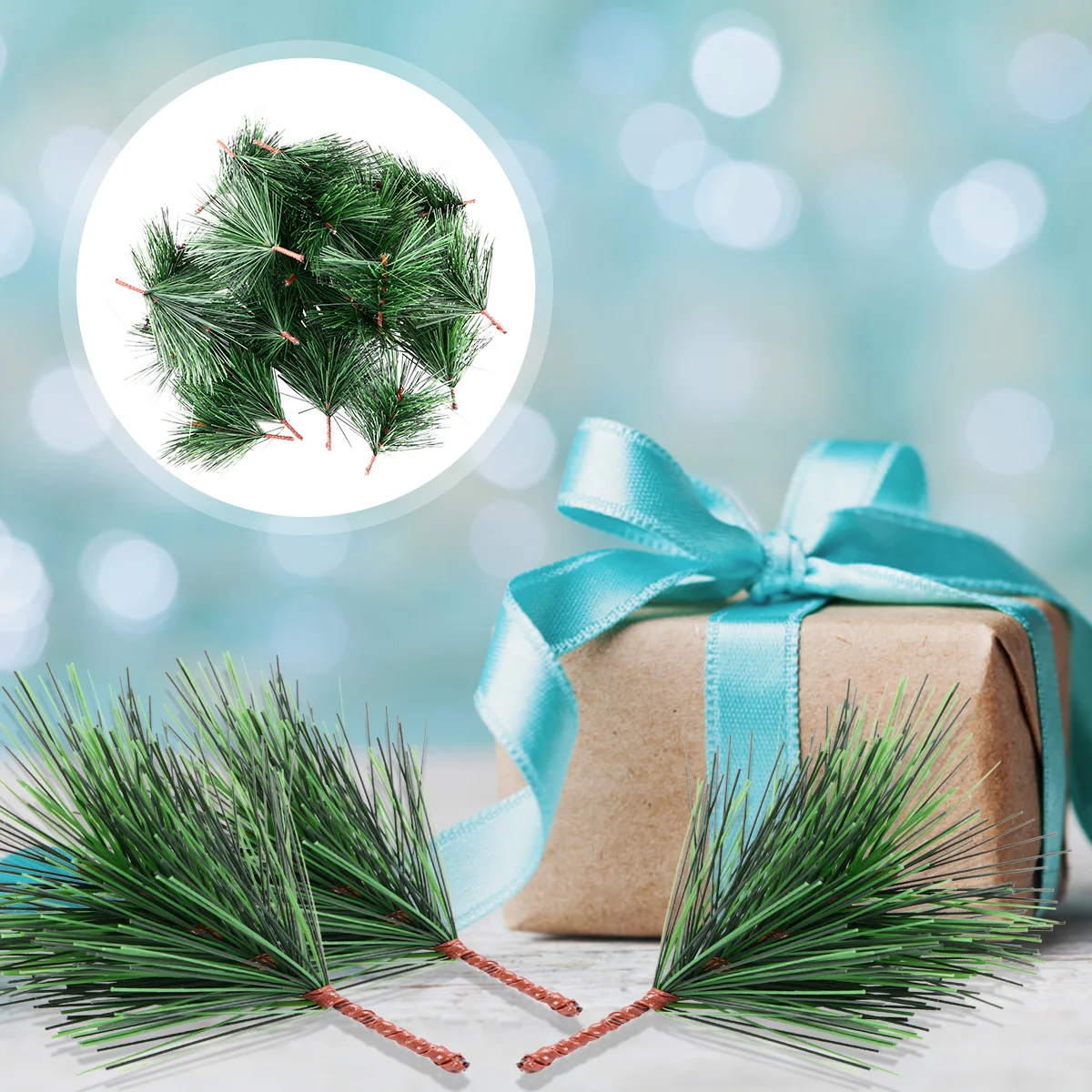 

Pine Christmas Branches Picks Artificialgarland Fake Greenery Tree Wreath Branch Stems Forartificialpine Crafts Diy Realistic