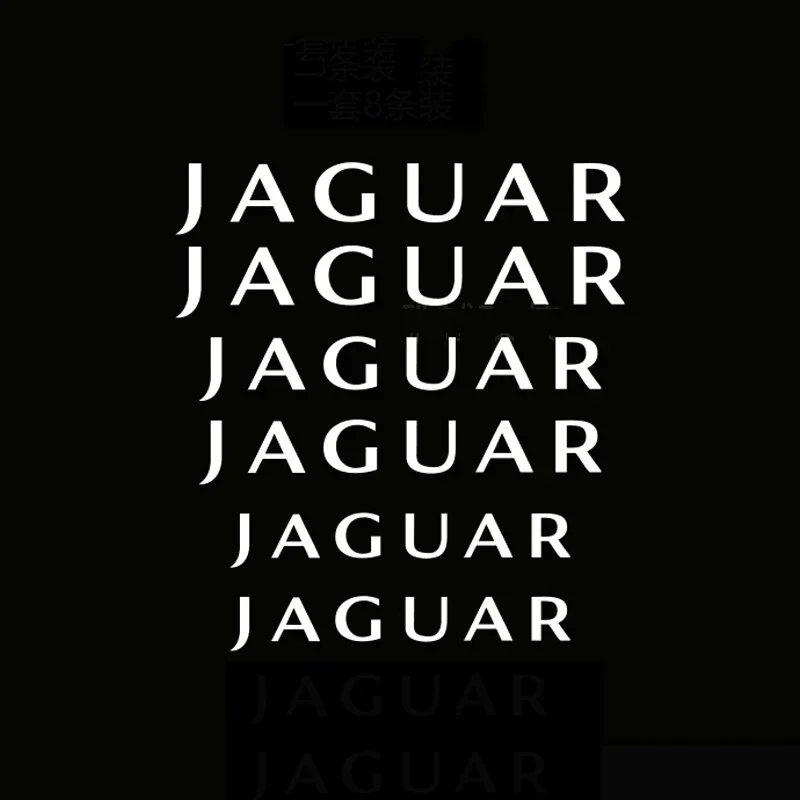 

4 шт. наклейка на автомобильный тормозной суппорт, термостойкие наклейки для Jaguar XF XFL XJ-S XJ-6 X-Type XE S-Type F-PACE F-Type S TYPE