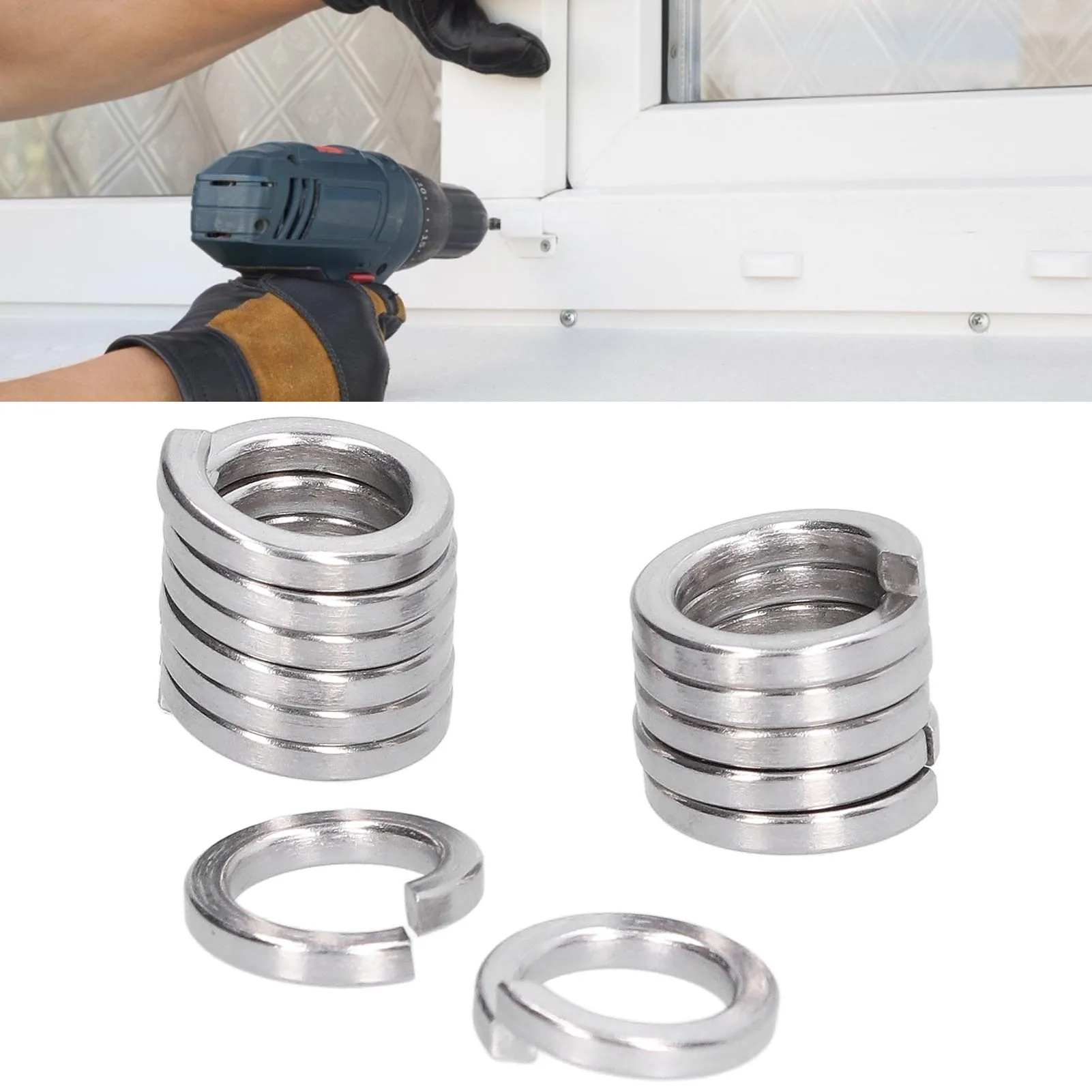 150 шт. Пружинные стопорные шайбы инструмент для разделения квадратной секции A2