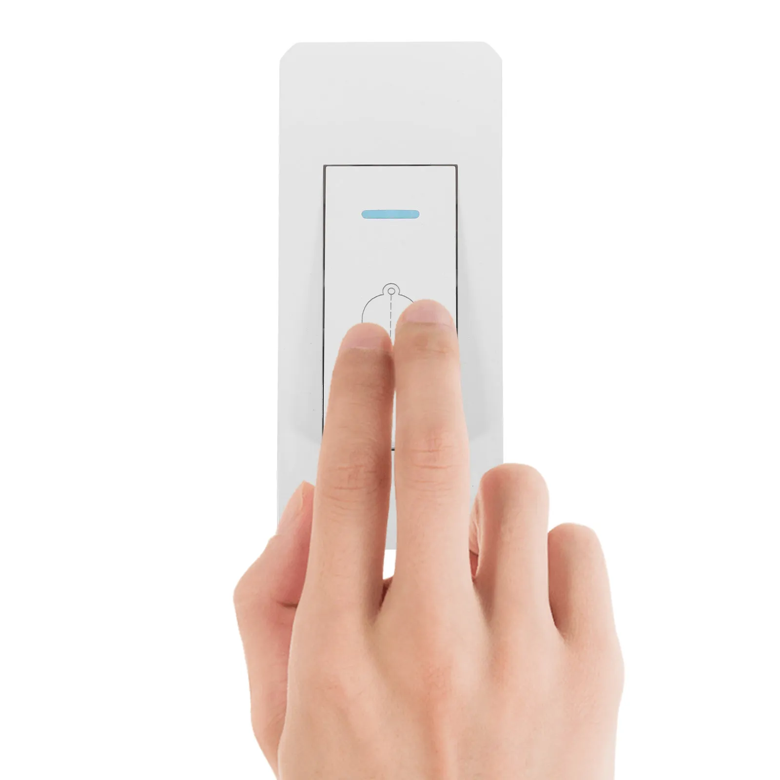 

Проводной выключатель дверного звонка белый Switch doorbell